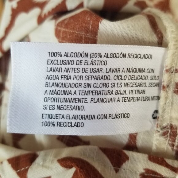 New Little Girls Brown and Cream Sun Dress Size XS 4/5 Cat & Jack NWT - Picture 5 of 7